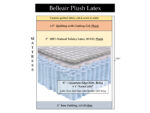 Belleair Plush Latex Hybrid Mattress