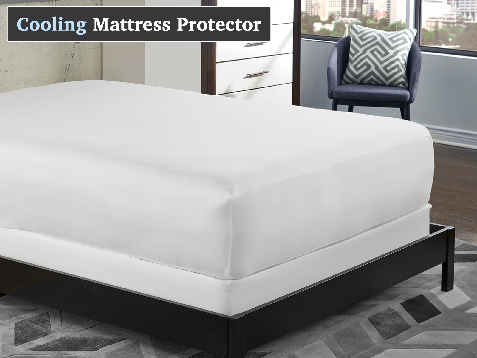 Cooling, 5-Sided Mattress Protector